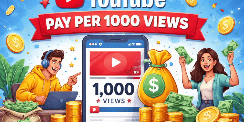 YouTube pay per 1000 views