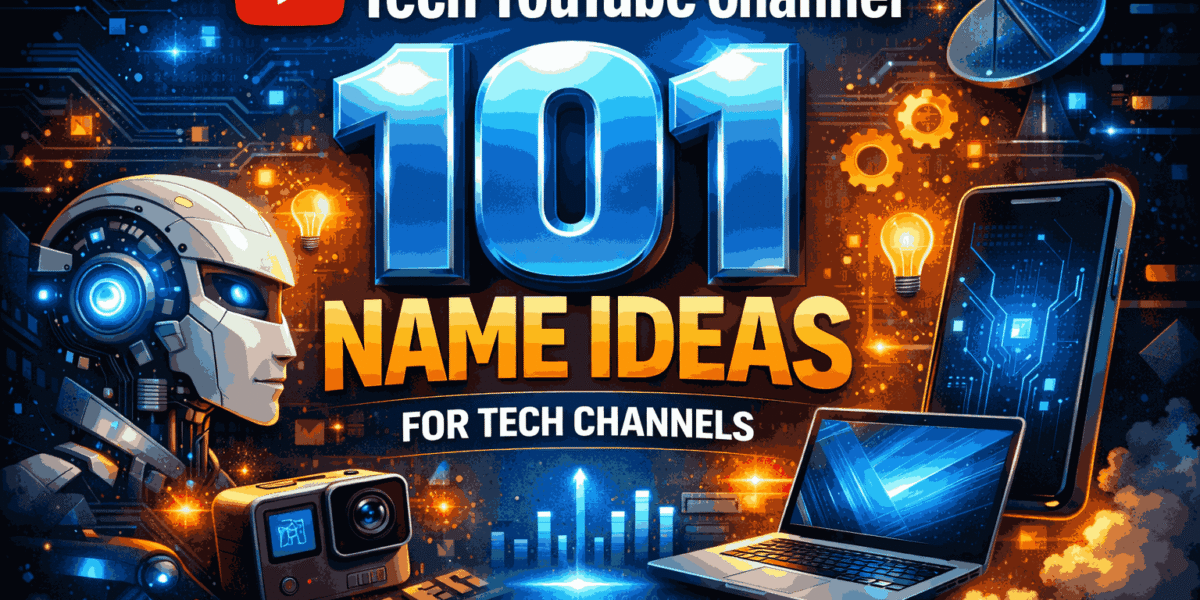 Tech YouTube Channel Name Ideas