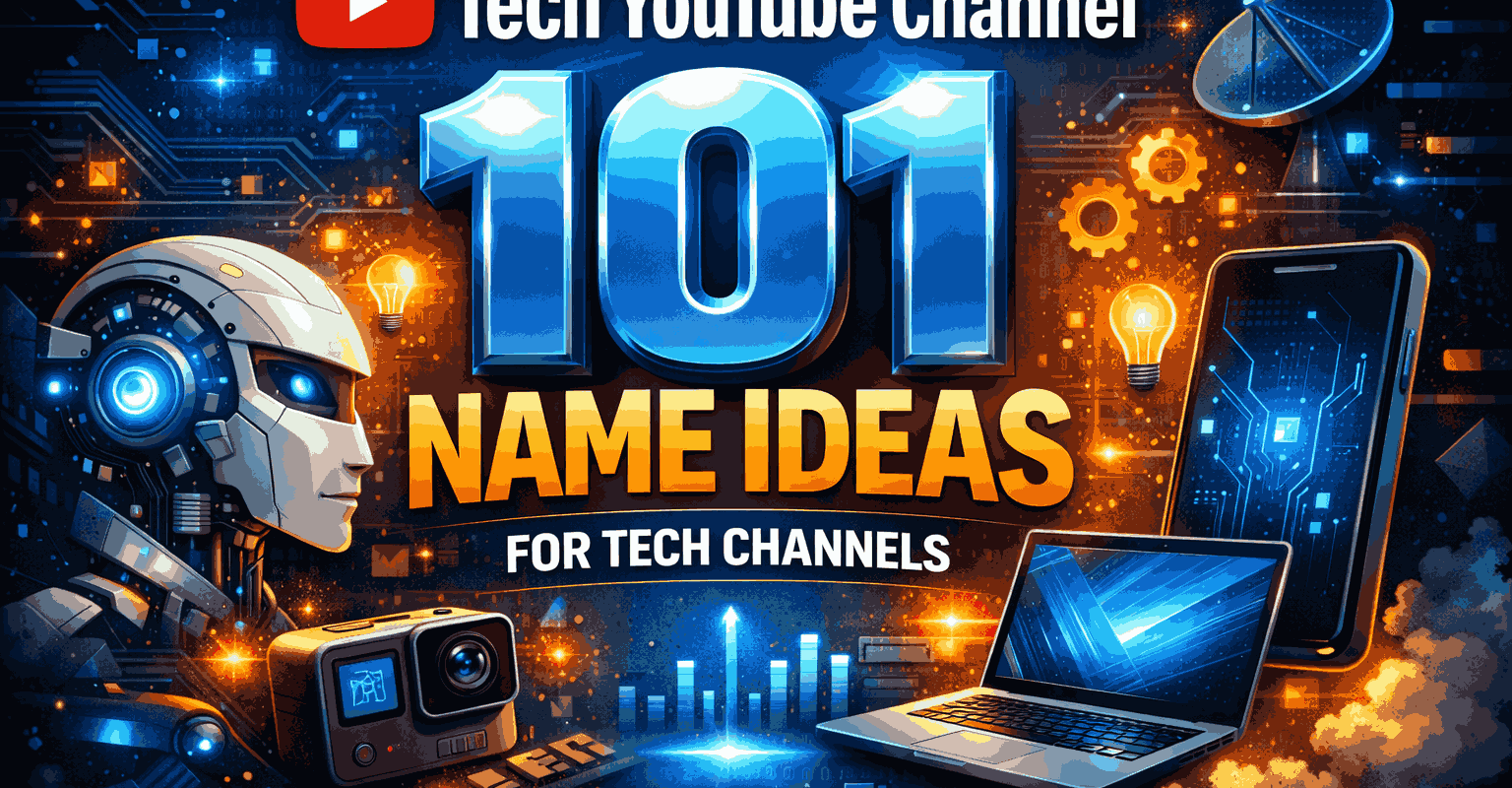 Tech YouTube Channel Name Ideas