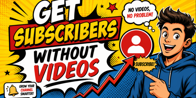 Get Subscribers Without Videos