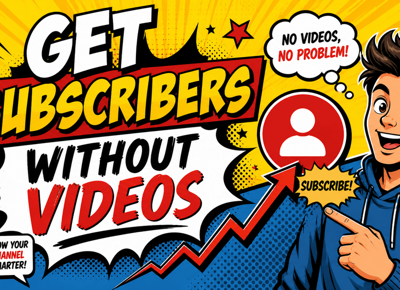 Get Subscribers Without Videos