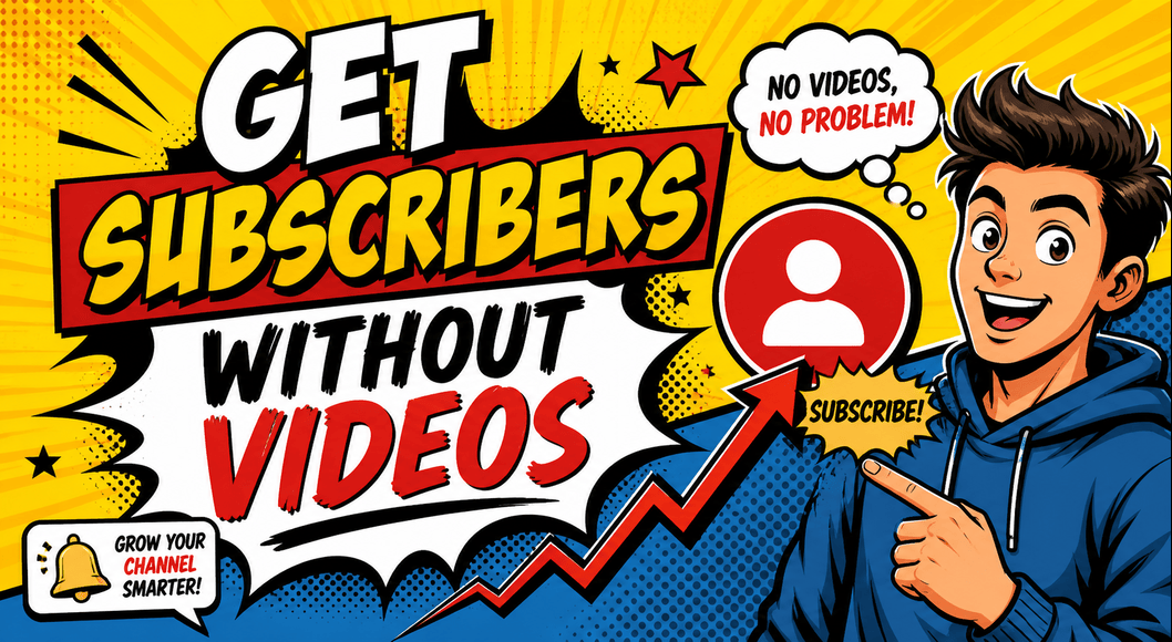 Get Subscribers Without Videos
