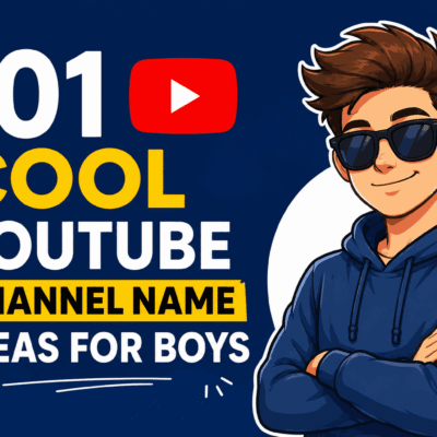 YouTube Channel Name Ideas for Boys