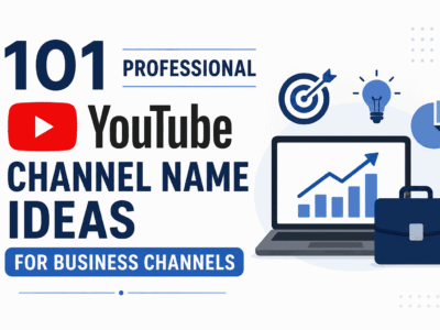 YouTube Channel Name Ideas for Business