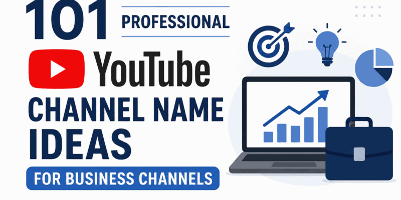 YouTube Channel Name Ideas for Business