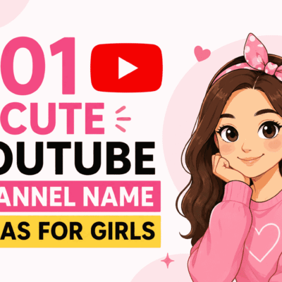 YouTube Channel Name Ideas for Girls