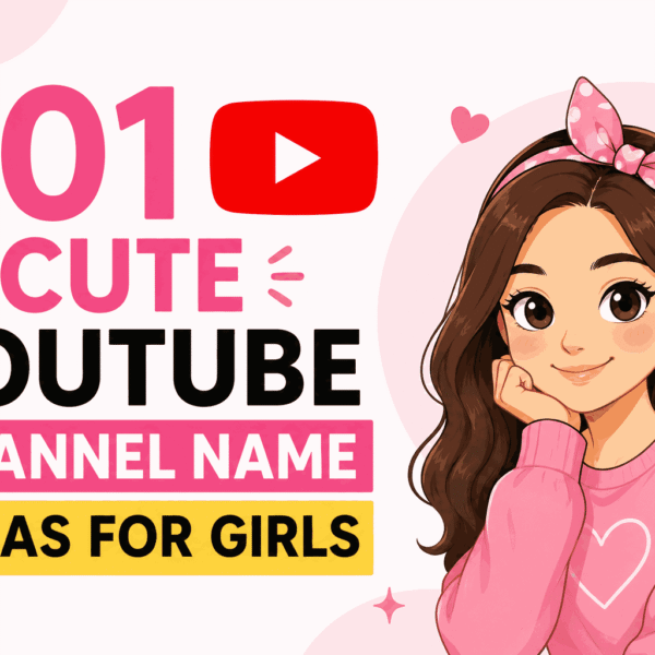 YouTube Channel Name Ideas for Girls