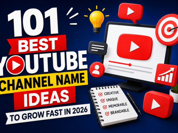 101 Best YouTube Channel Name Ideas to Grow Fast