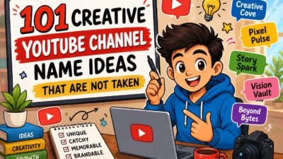 YouTube Channel Name Ideas