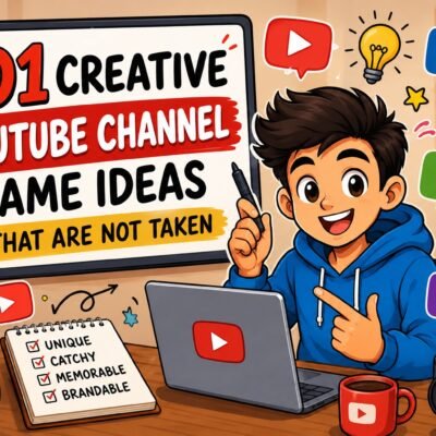 YouTube Channel Name Ideas