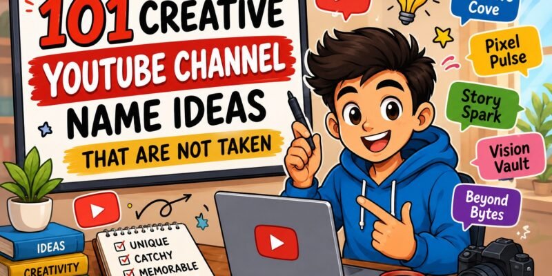 YouTube Channel Name Ideas