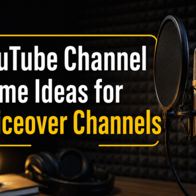 YouTube Channel Name Ideas for Voiceover Channels