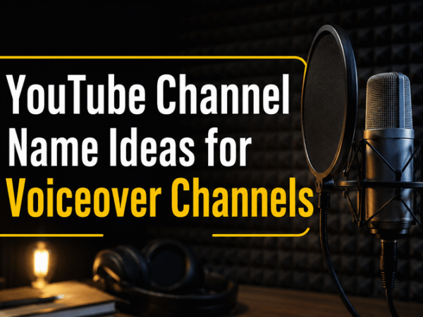 YouTube Channel Name Ideas for Voiceover Channels