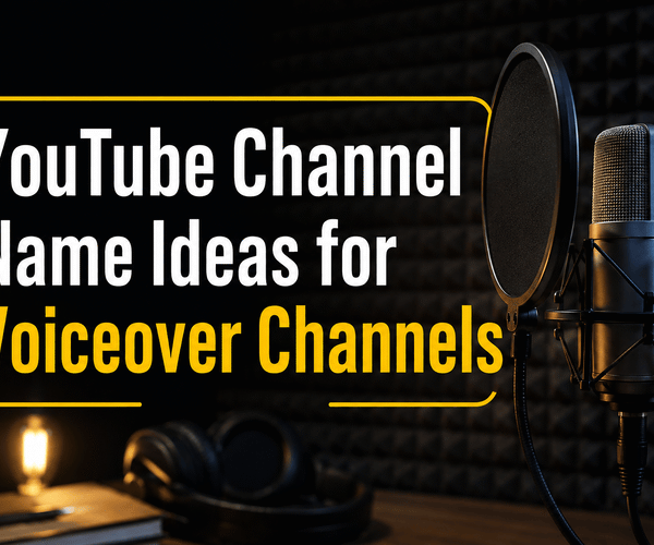 YouTube Channel Name Ideas for Voiceover Channels