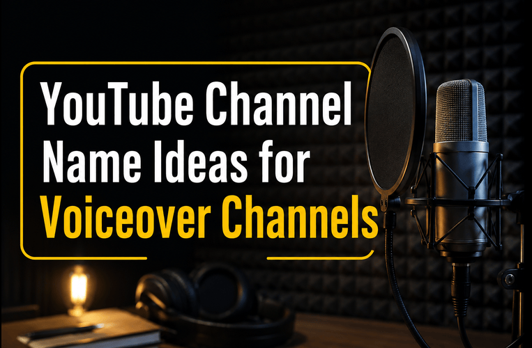 YouTube Channel Name Ideas for Voiceover Channels