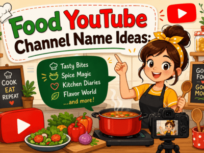 Food YouTube Channel Name Ideas
