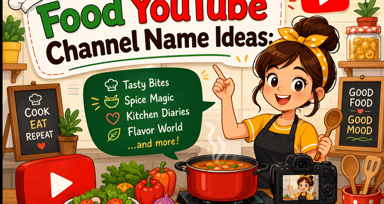 Food YouTube Channel Name Ideas