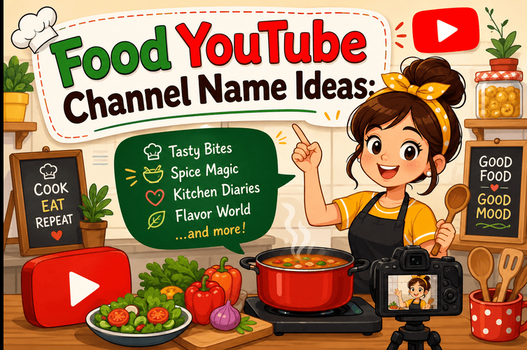 Food YouTube Channel Name Ideas