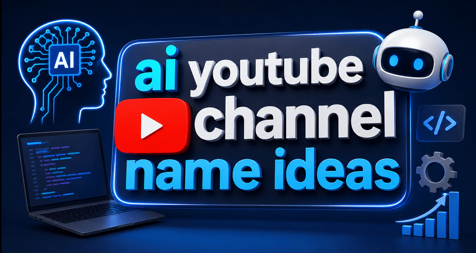 AI YouTube Channel Name Ideas