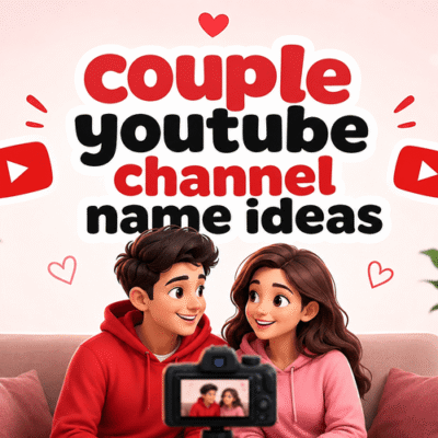 Couple YouTube Channel Name Ideas