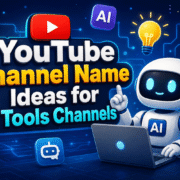 YouTube Channel Name Ideas for AI Tools Channels