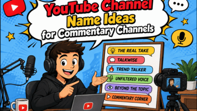 YouTube Channel Name Ideas for Commentary Channels