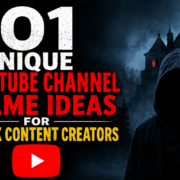 YouTube Channel Name Ideas for Dark Content Creators