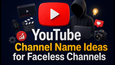 YouTube Channel Name Ideas for Faceless Channels