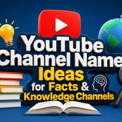 YouTube Channel Name Ideas for Facts & Knowledge Channels