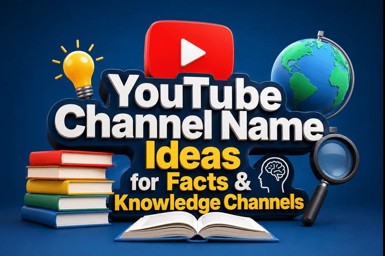 YouTube Channel Name Ideas for Facts & Knowledge Channels