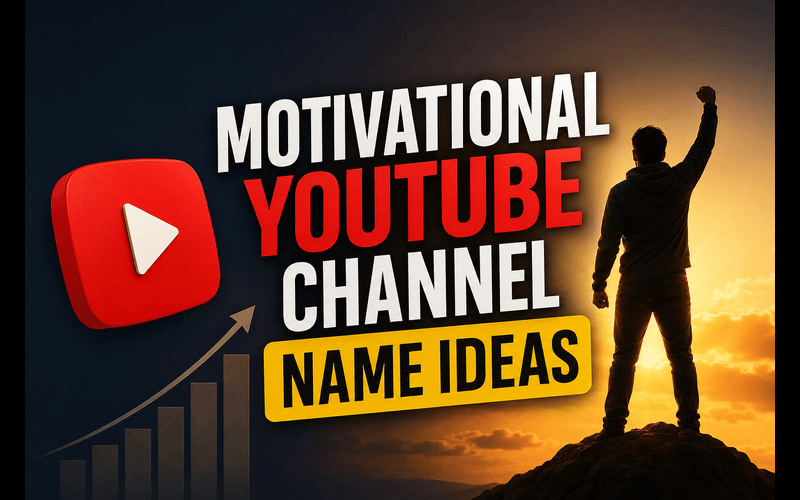 Motivational YouTube channel name ideas