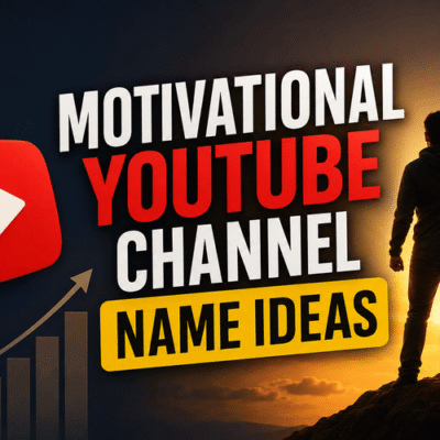 Motivational YouTube channel name ideas