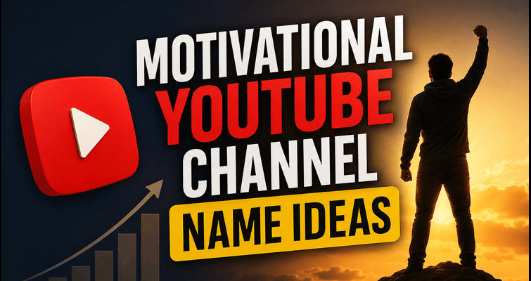 Motivational YouTube channel name ideas