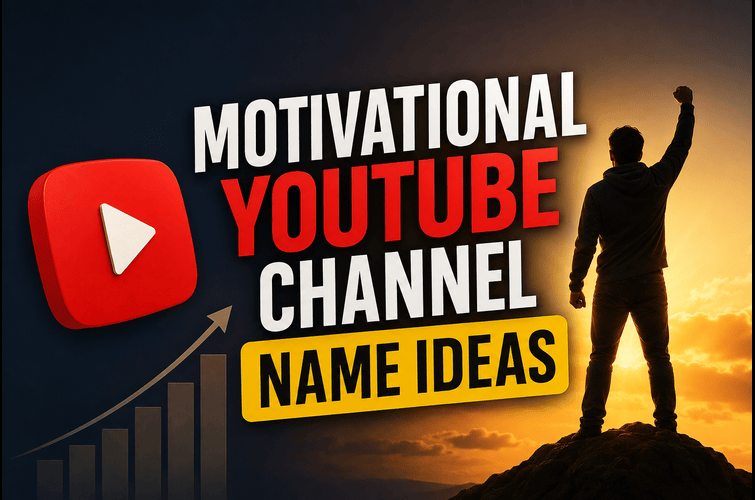 Motivational YouTube channel name ideas