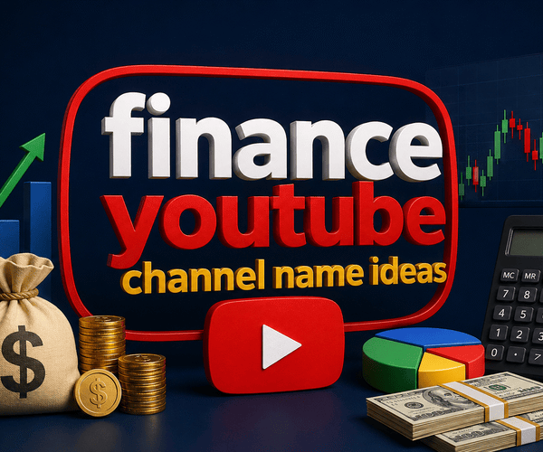Finance youtube channel name ideas