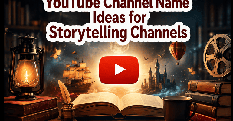 YouTube Channel Name Ideas for Storytelling Channels