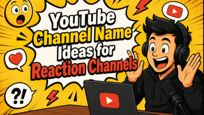YouTube Channel Name Ideas for Reaction Channels