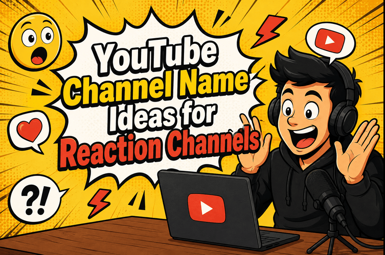 YouTube Channel Name Ideas for Reaction Channels