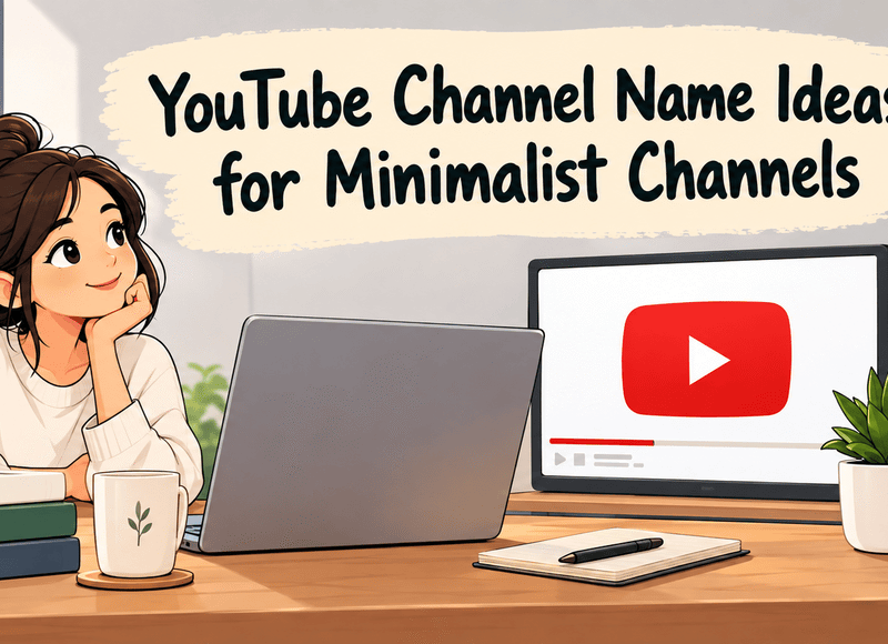 YouTube Channel Name Ideas for Minimalist Channels