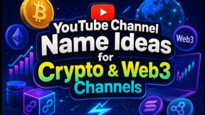 YouTube Channel Name Ideas for Crypto & Web3