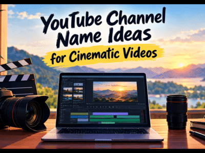 YouTube Channel Name Ideas for Cinematic Videos