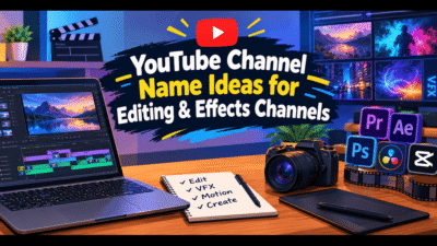 YouTube Channel Name Ideas for Editing & Effects Channels