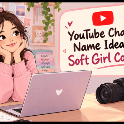 YouTube Channel Name Ideas for Soft Girl Content
