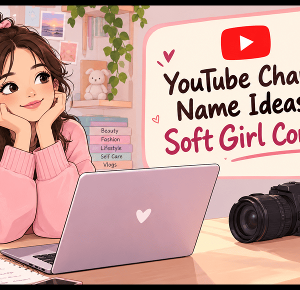 YouTube Channel Name Ideas for Soft Girl Content