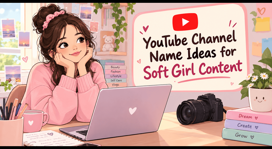 YouTube Channel Name Ideas for Soft Girl Content