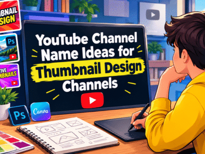 YouTube Channel Name Ideas for Thumbnail Design Channels