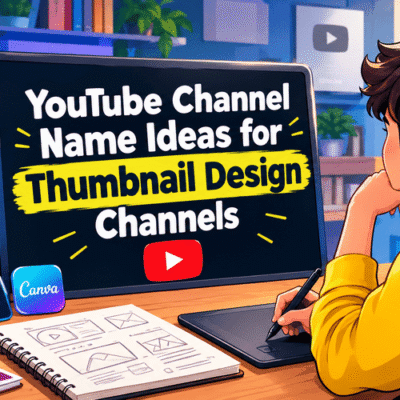YouTube Channel Name Ideas for Thumbnail Design Channels