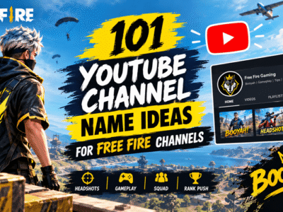 YouTube Channel Name Ideas for Free Fire Channels