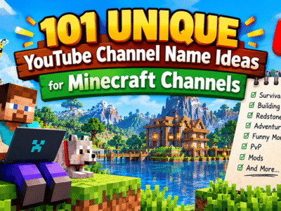 YouTube Channel Name Ideas for Minecraft Channels