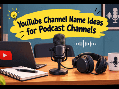 YouTube Channel Name Ideas for Podcast Channels